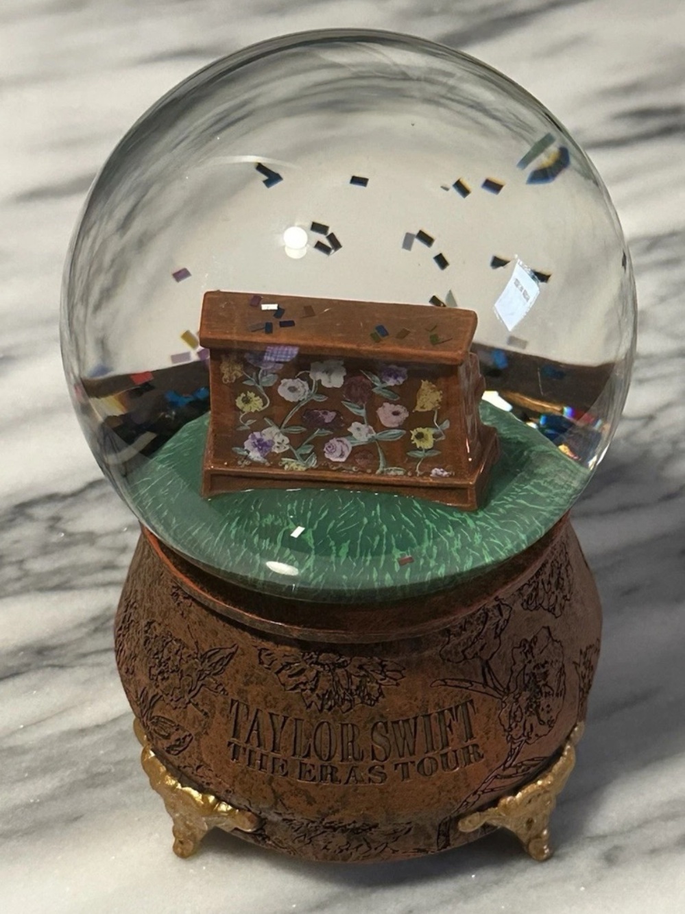Taylor Swift The Eras Tour Acoustic Piano Snow Globe